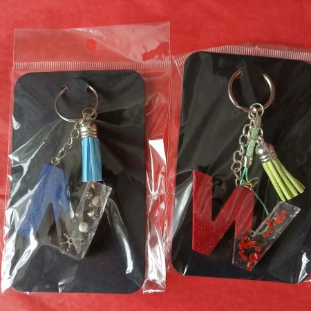 Handmade Resin Keyrings/Ideal stocking fillers