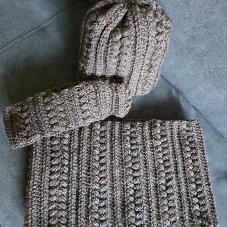 Set Hat , headband, tube scarf.