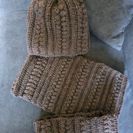 Set Hat , headband, tube scarf.