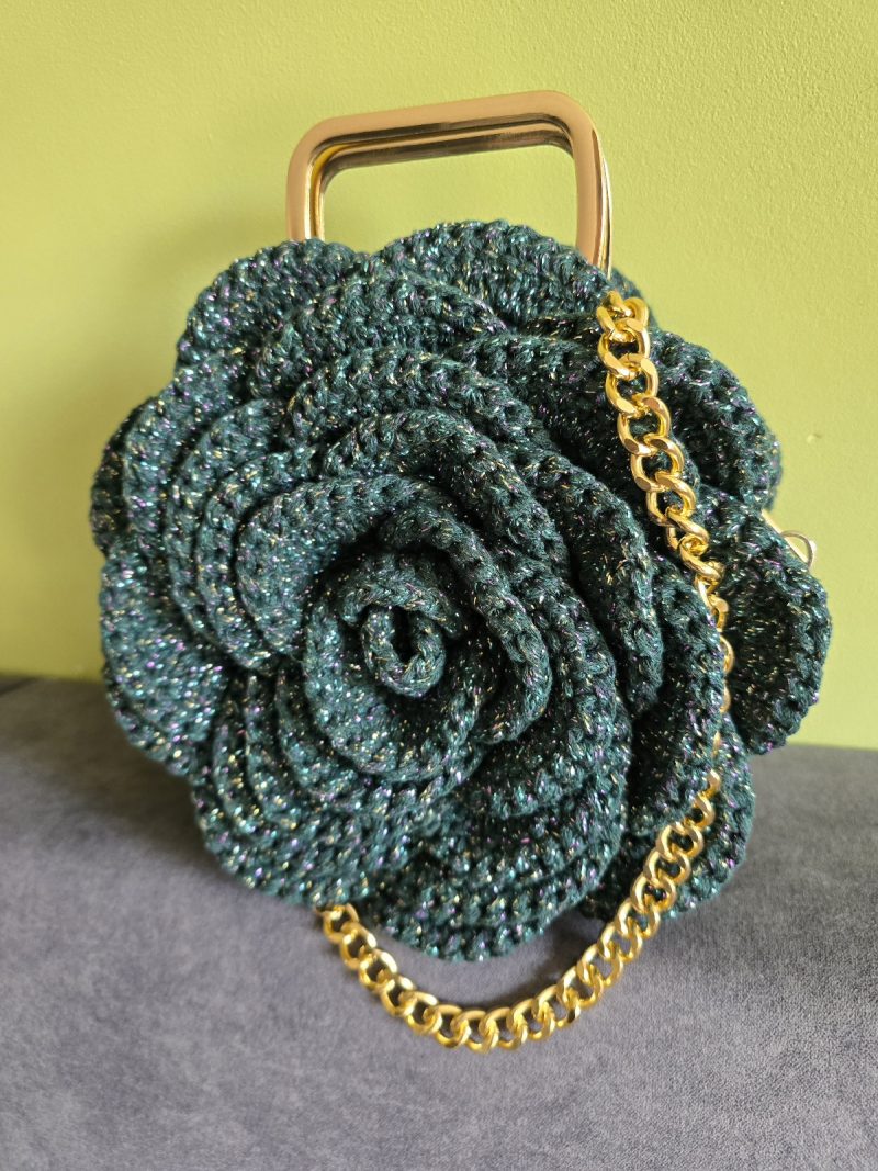 Bag Rose crochet