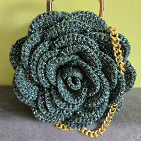 Bag Rose crochet