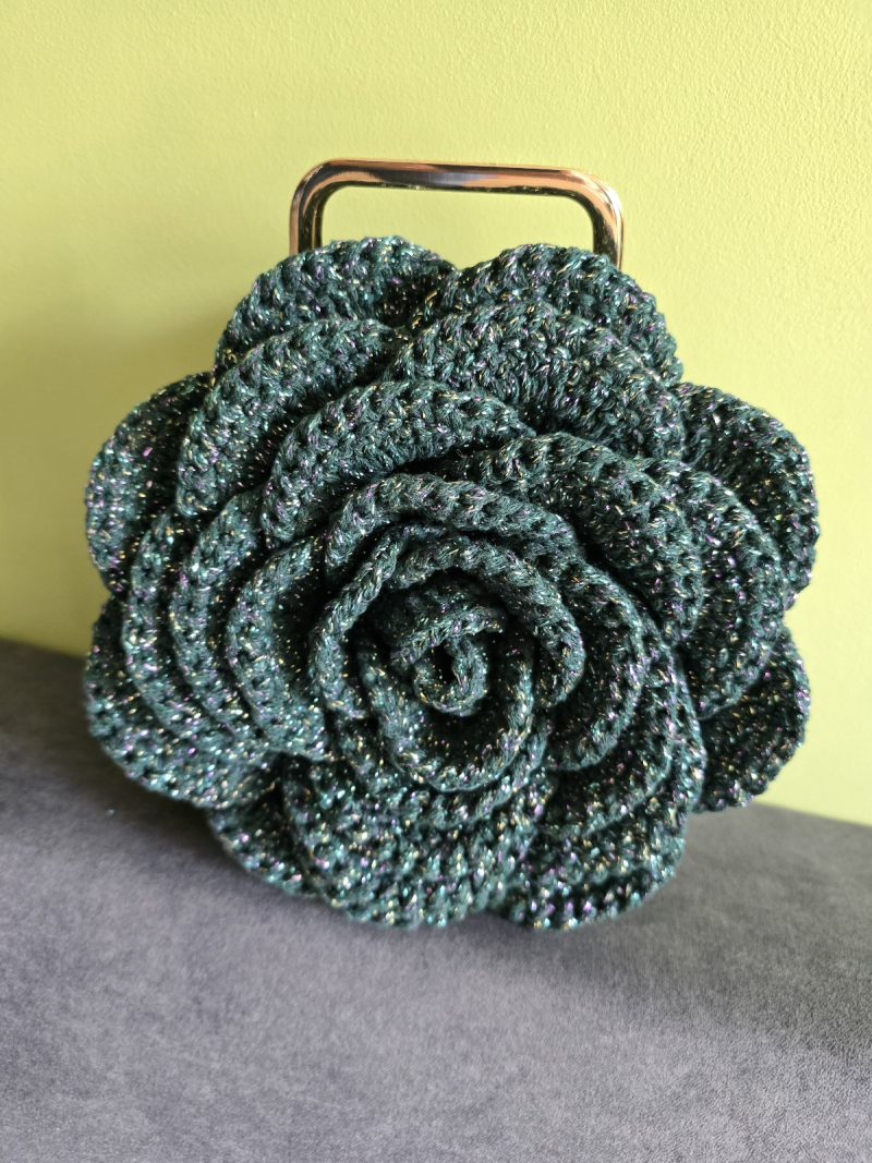 Bag Rose crochet