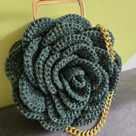 Bag Rose crochet