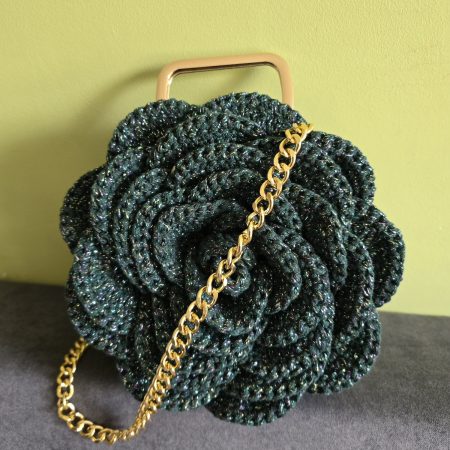 Bag Rose crochet