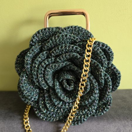 Bag Rose crochet