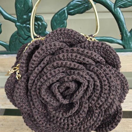 Bag Rose crochet