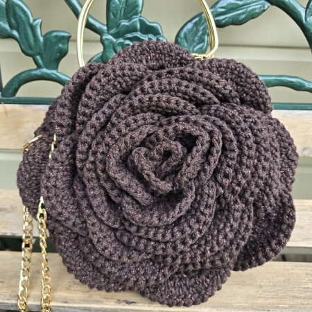 Bag Rose crochet