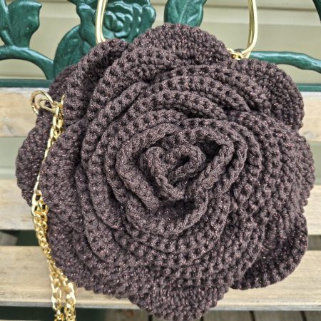 Bag Rose crochet