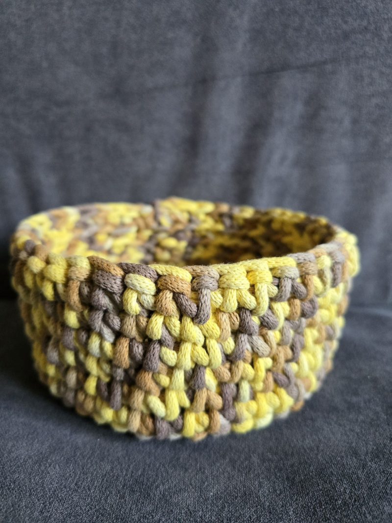 Basket crochet handmade