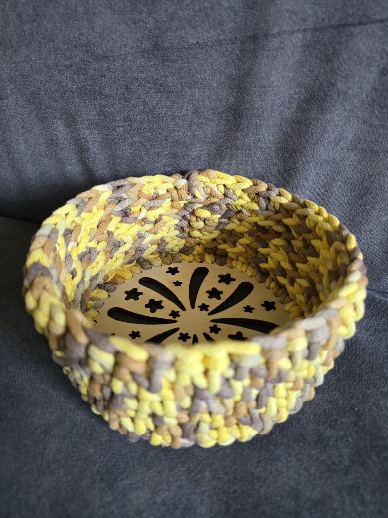 Basket crochet handmade