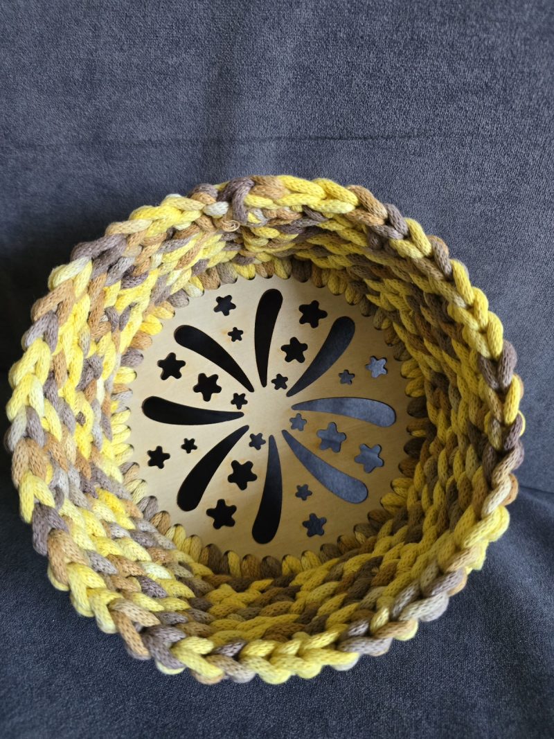 Basket crochet handmade