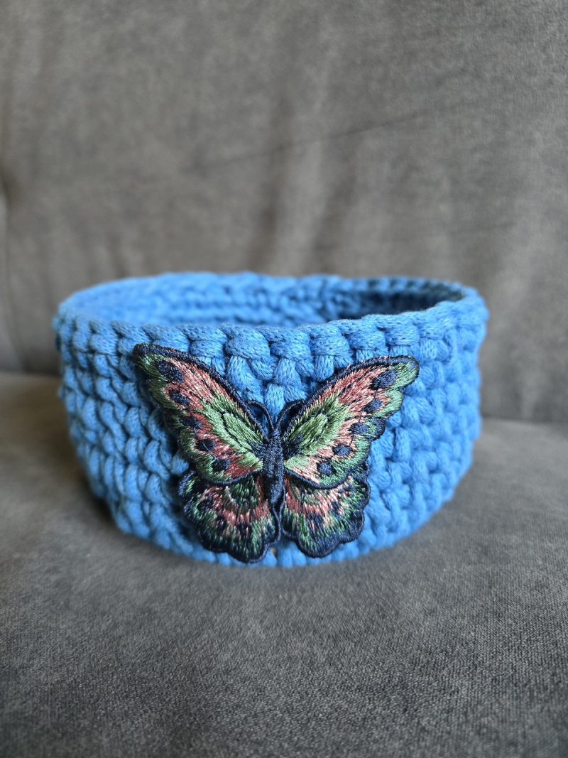 Basket crochet handmade