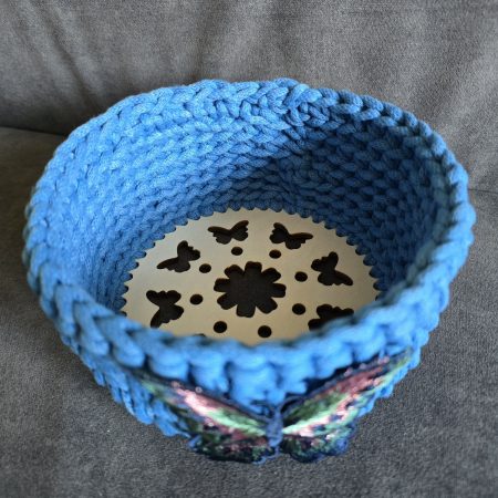 Basket crochet handmade