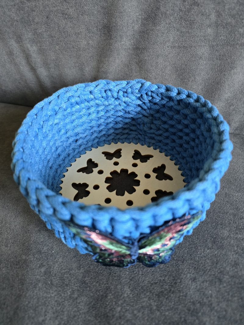 Basket crochet handmade