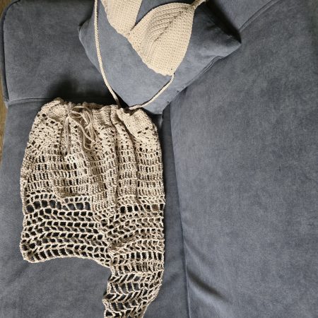 Sets crochet bra and skirt.