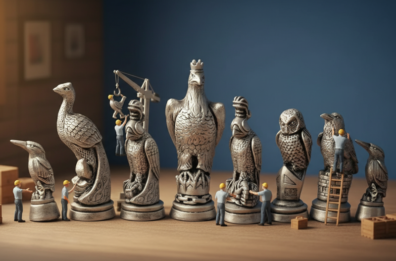 British Birds Chess set, made to order ( Chess Pieces Only)