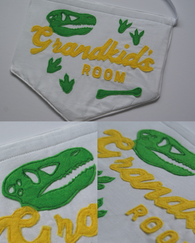Customisable hanging banner. Any phrase, many themes to choose from.