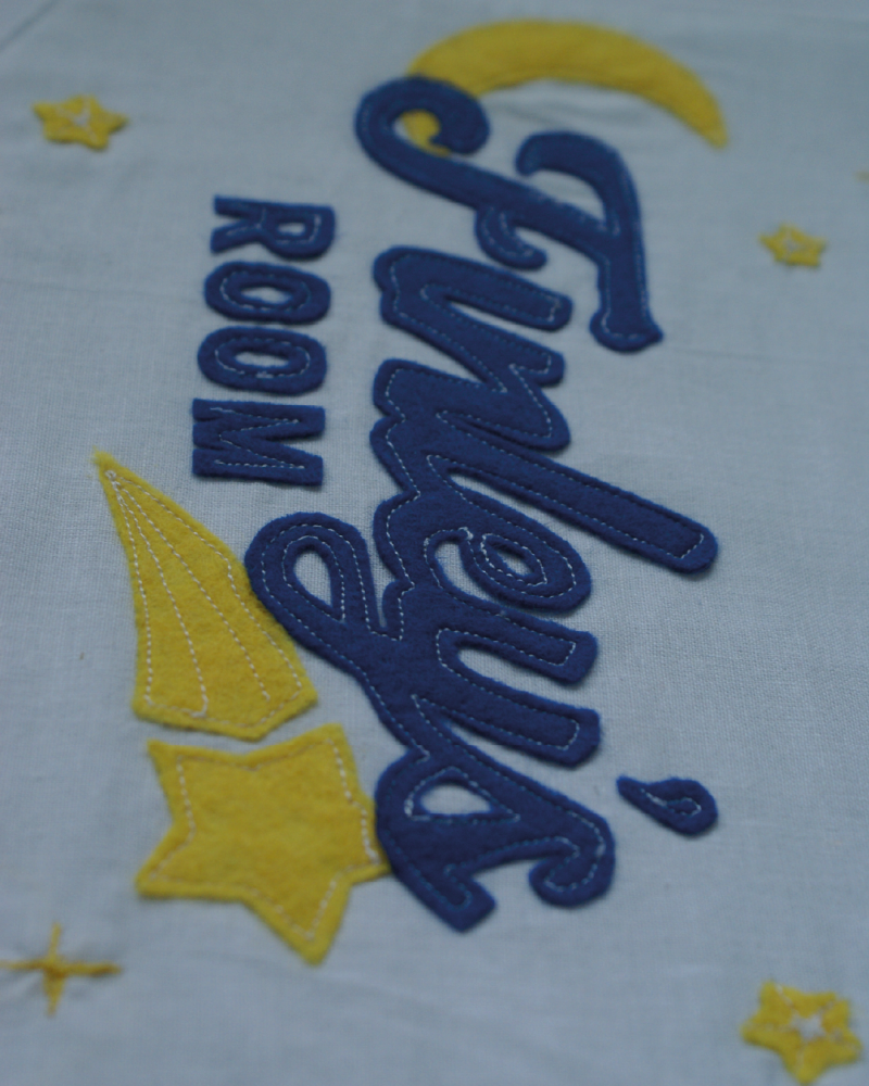 Customisable hanging banner. Any phrase, many themes to choose from.