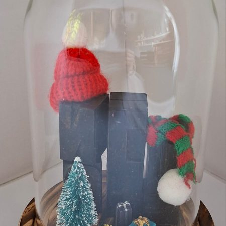 Christmas Glass Dome Decoration Ornament Unique Gift Snow Globe
