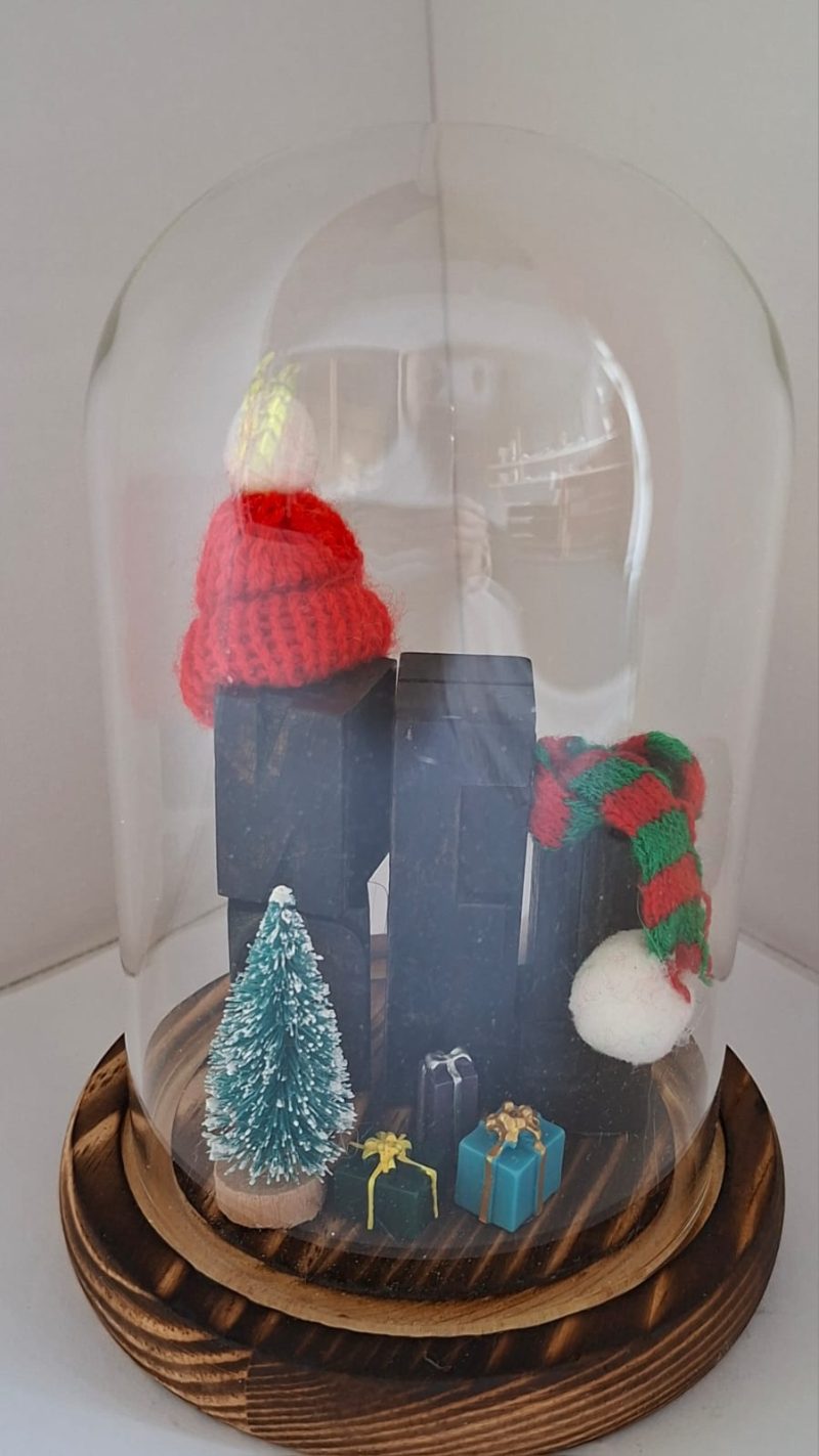 Christmas Glass Dome Decoration Ornament Unique Gift Snow Globe
