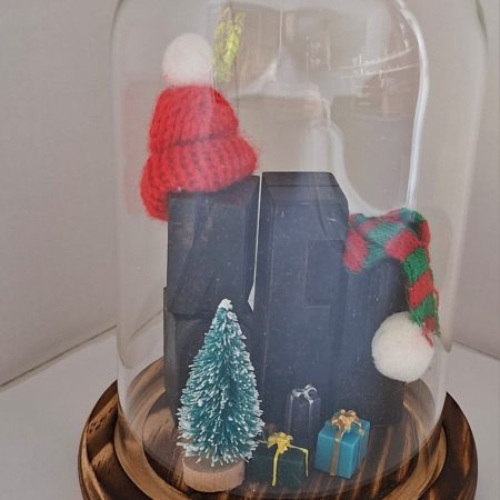 Christmas Glass Dome Decoration Ornament Unique Gift Snow Globe