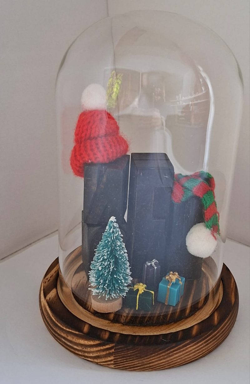 Christmas Glass Dome Decoration Ornament Unique Gift Snow Globe