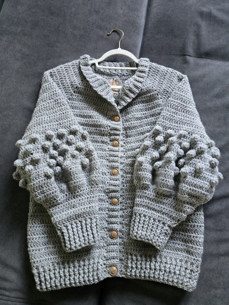 Cardigan crochet handmade women's