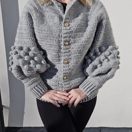 Cardigan crochet handmade women's