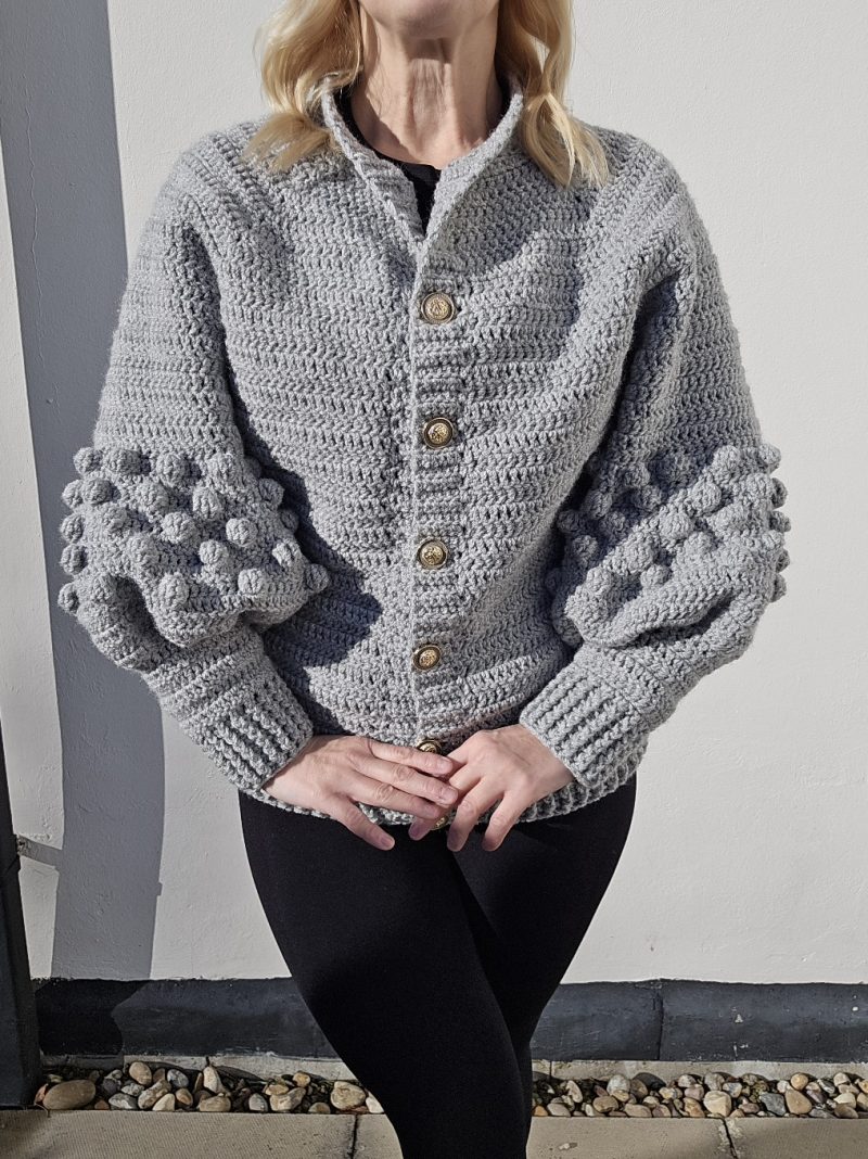 Cardigan crochet handmade women's