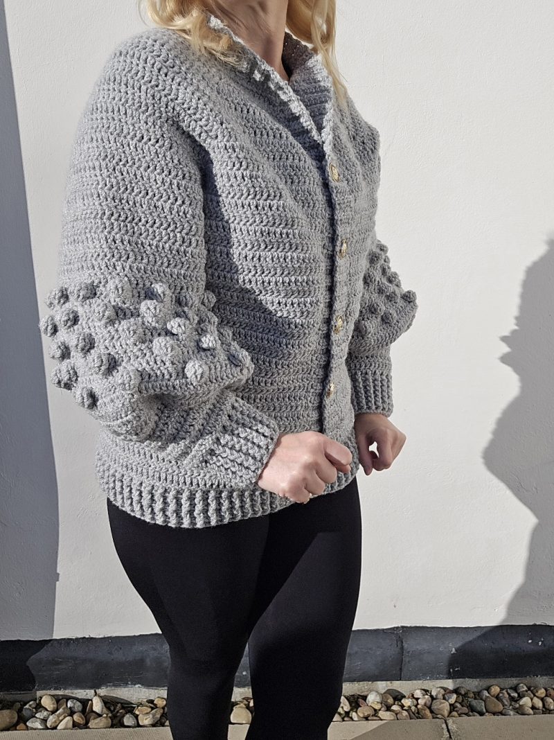 Cardigan crochet handmade women's