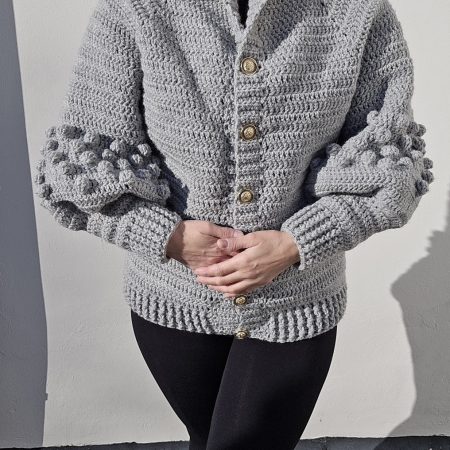 Cardigan crochet handmade women's