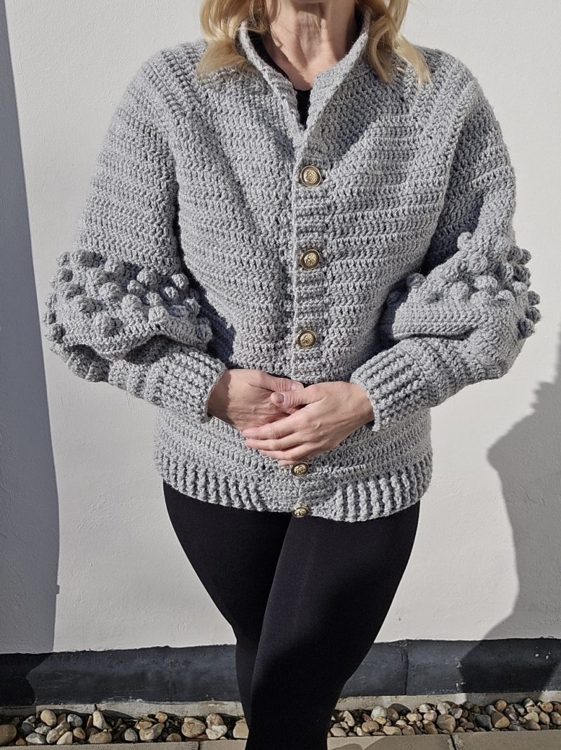 Cardigan crochet handmade women's
