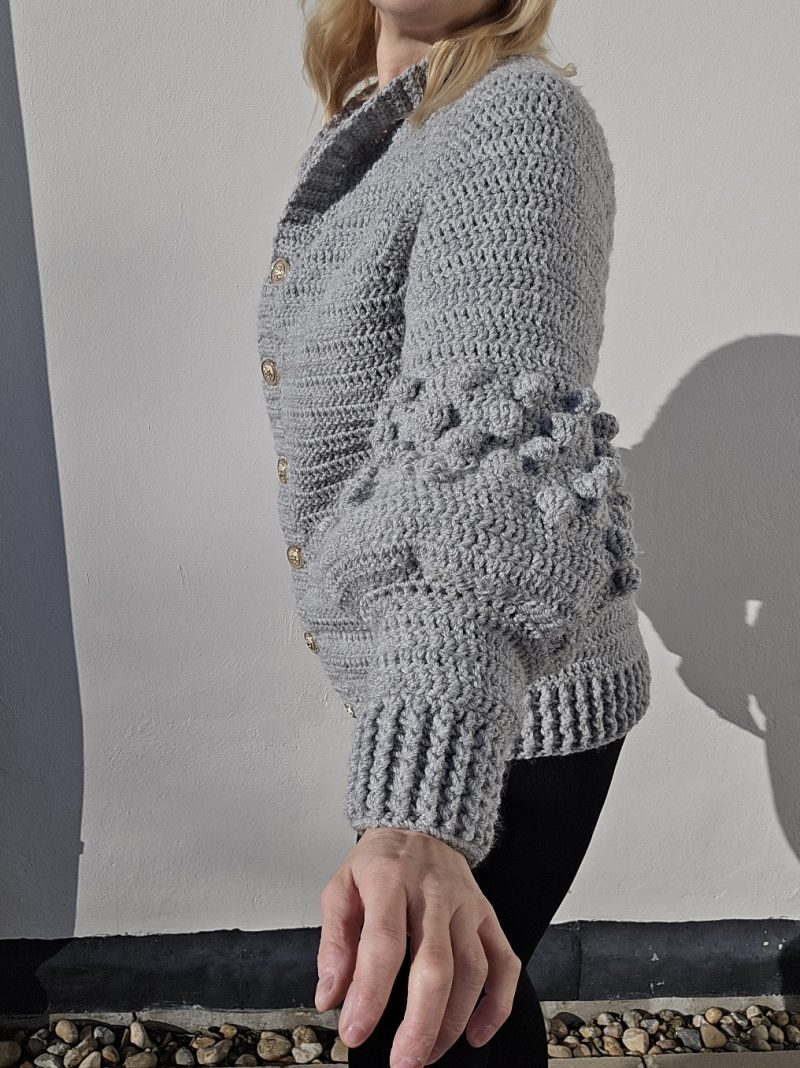 Cardigan crochet handmade women's