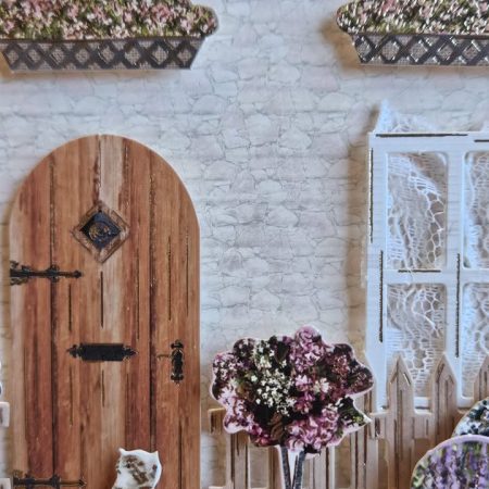 'Home sweet home' 3D greetings card for a new home / first house 13cm x 19cm
