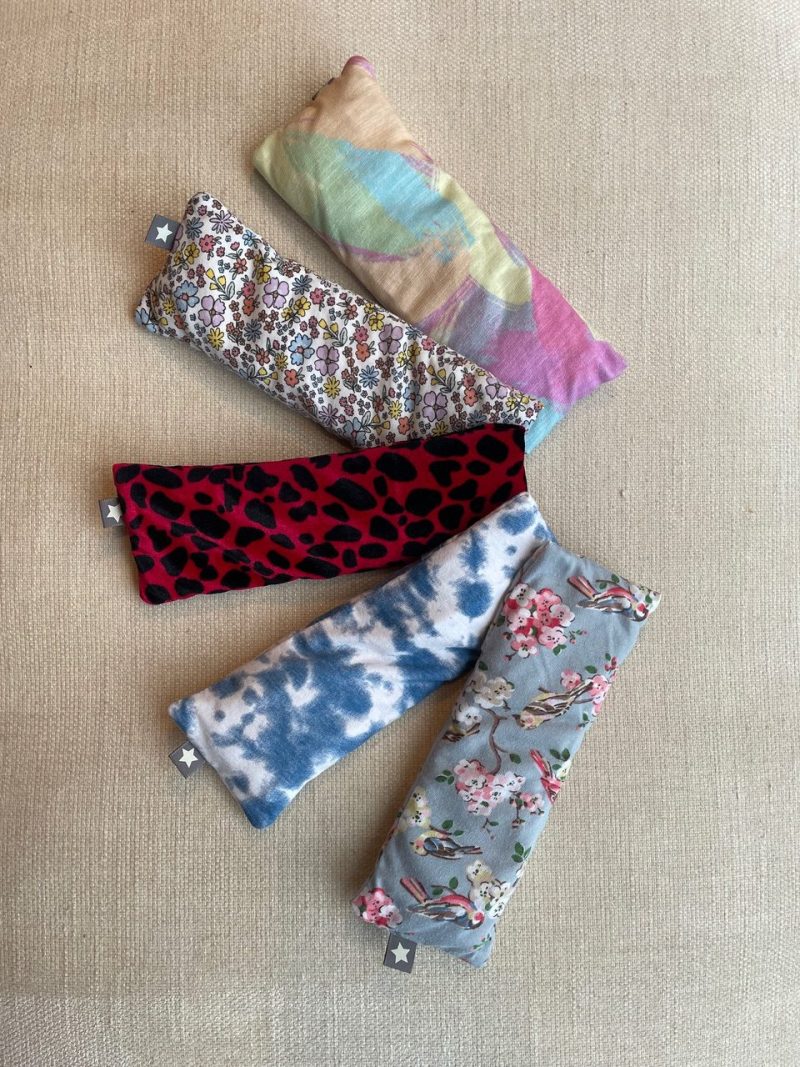 Weighted lavender eye pillow with removable cover (Various patterns available)