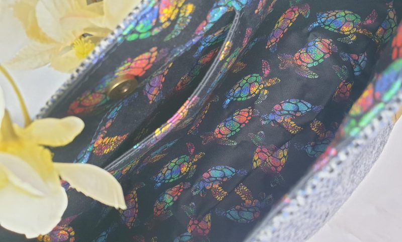 Estrella shoulder bag in Yorkshire tweed and faux leather