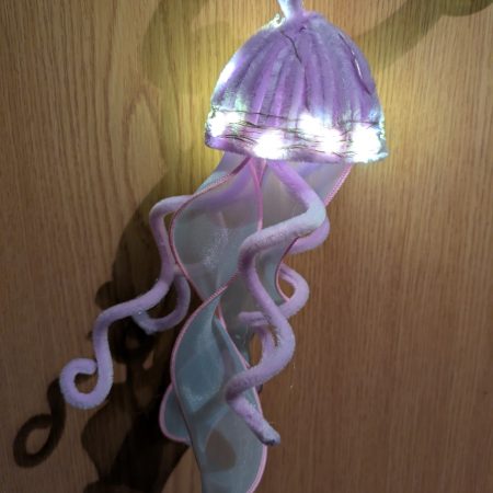 Chenille light up jellyfish