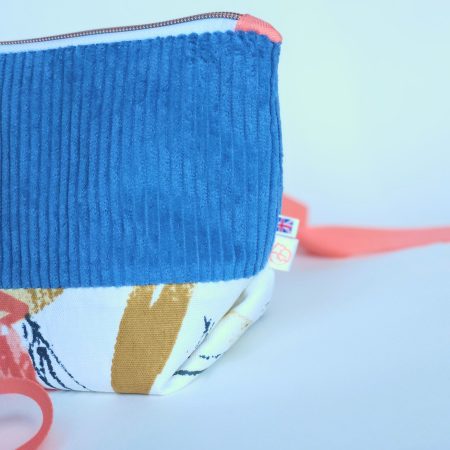 Corduroy Nappy Pouch with Waterproof Lining | Baby Changing Organiser