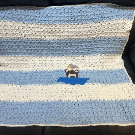 Handmade Baby Crochet Blanket | Bear & Bird | Soft & Cosy
