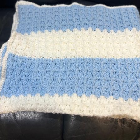 Handmade Baby Crochet Blanket | Bear & Bird | Soft & Cosy