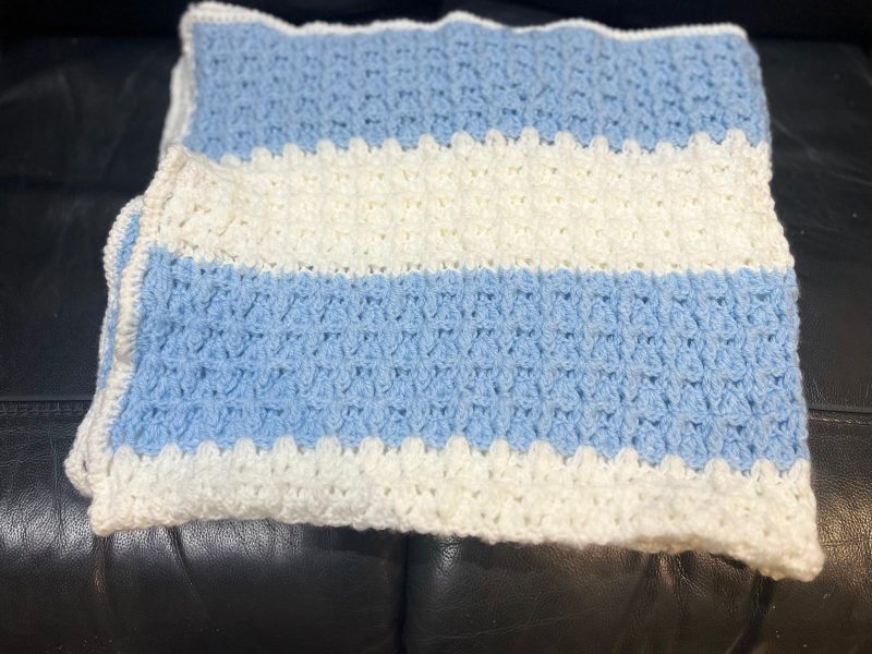 Handmade Baby Crochet Blanket | Bear & Bird | Soft & Cosy