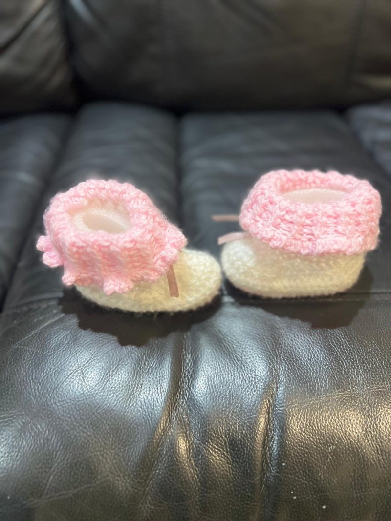 Handmade Baby Crochet Outfit Set | 3-Piece | Cardigan, Hat & Boots
