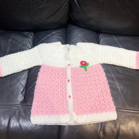 Handmade Baby Crochet Outfit Set | 3-Piece | Cardigan, Hat & Boots