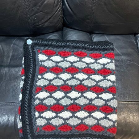 Handmade Crochet Bed Runner | Luxury Textured Design