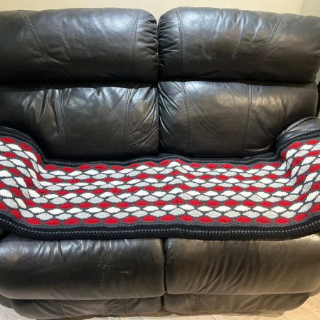 Handmade Crochet Bed Runner | Luxury Textured Design