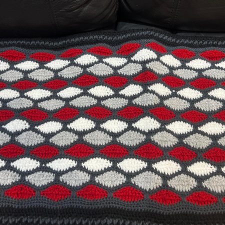 Handmade Crochet Bed Runner | Luxury Textured Design