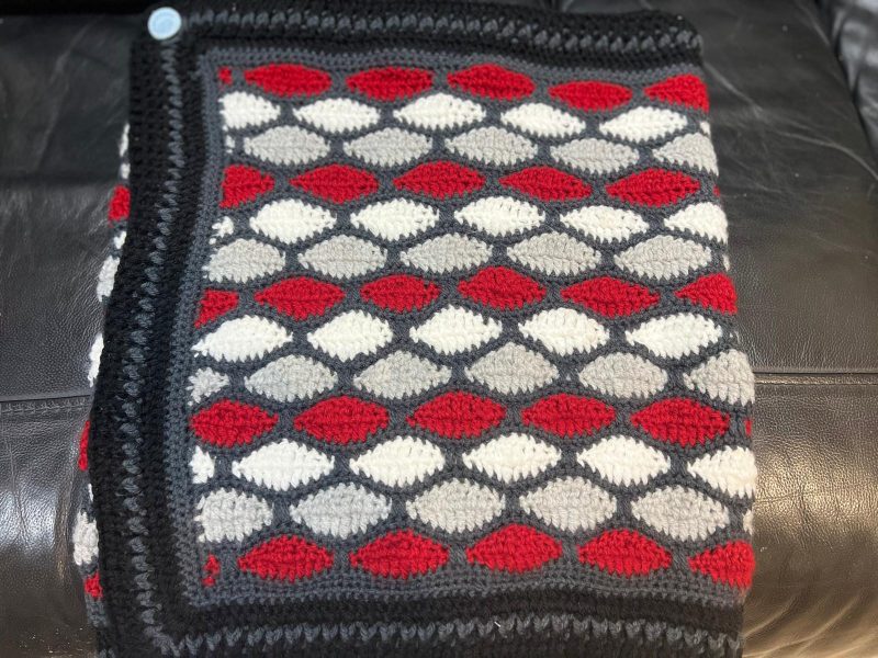 Handmade Crochet Bed Runner | Luxury Textured Design