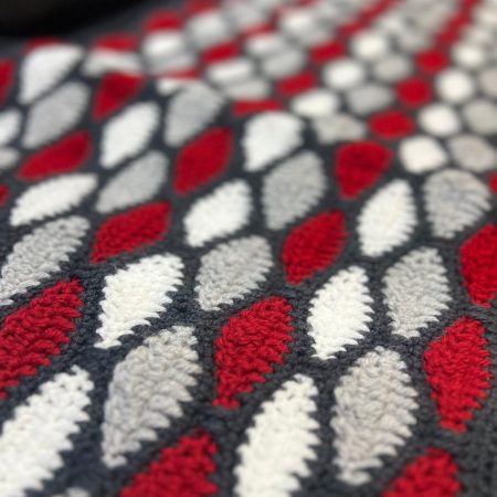 Handmade Crochet Bed Runner | Luxury Textured Design