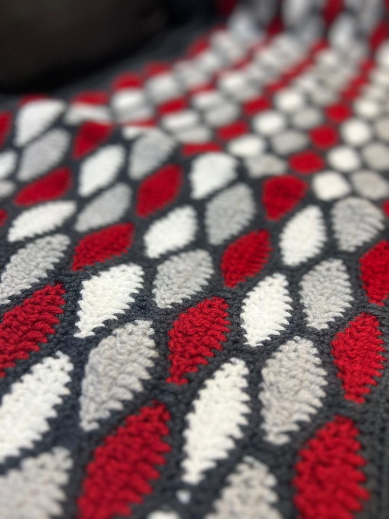 Handmade Crochet Bed Runner | Luxury Textured Design