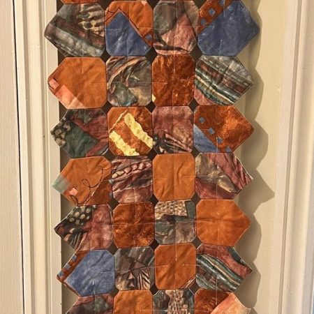 Handmade Patchwork Wall Hanging | Reversible Textile Art | Boho Home Décor